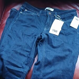 YMI Women's Deep Indigo Jeggings